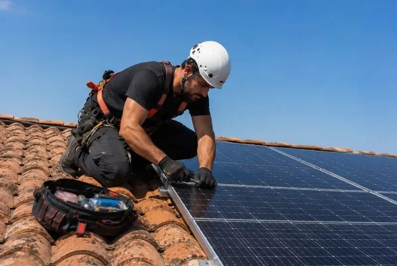 Maintenance et monitoring de panneaux solaires à Challain-la-Potherie